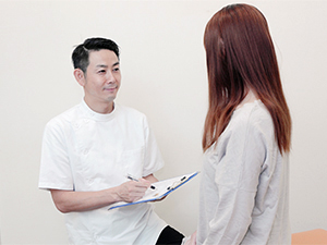 施術後の説明