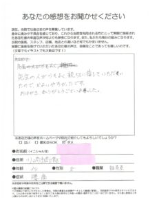 腰痛/かよいやすかったです。